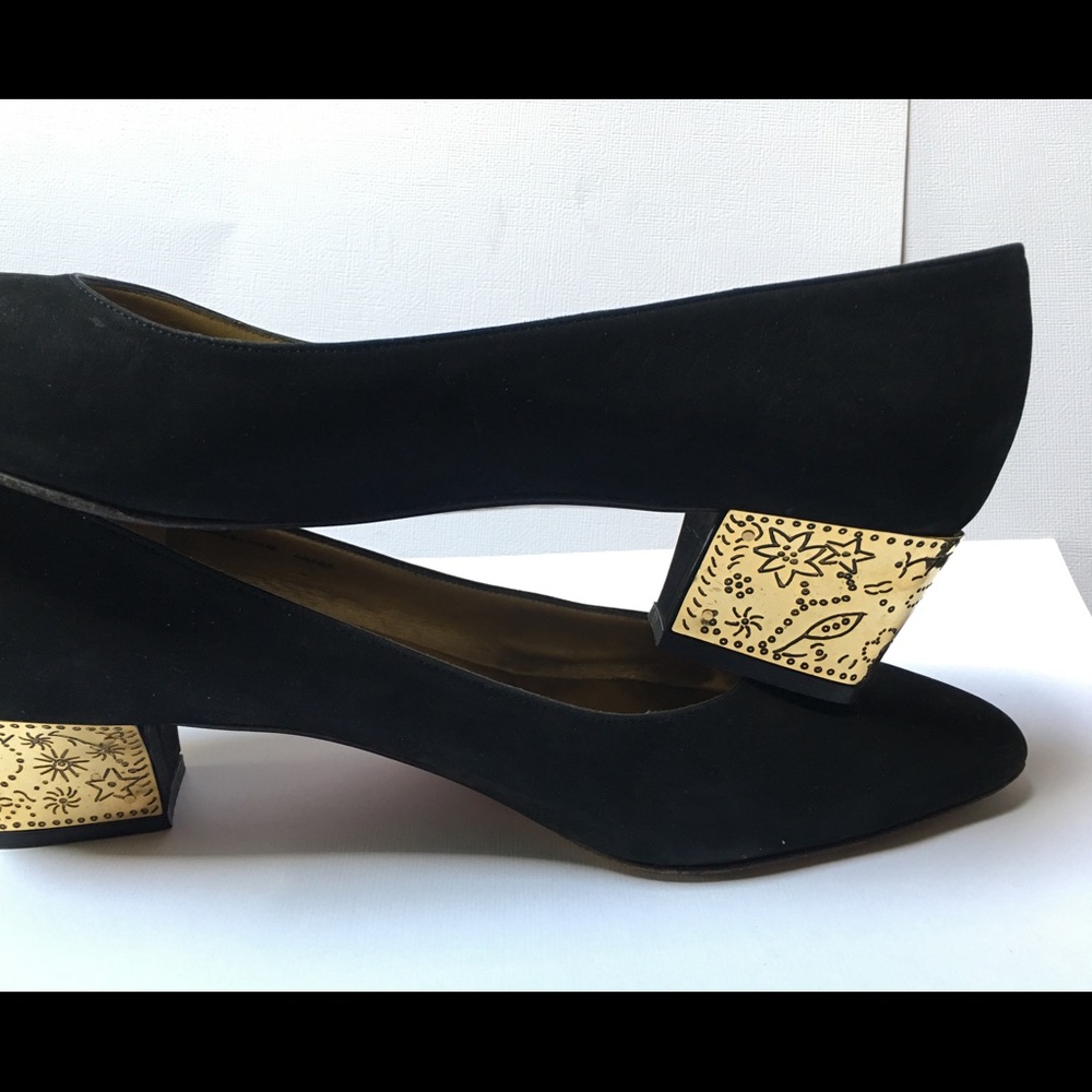 Vintage Bruno Magli Pumps Metal Heel. 7 1/2N